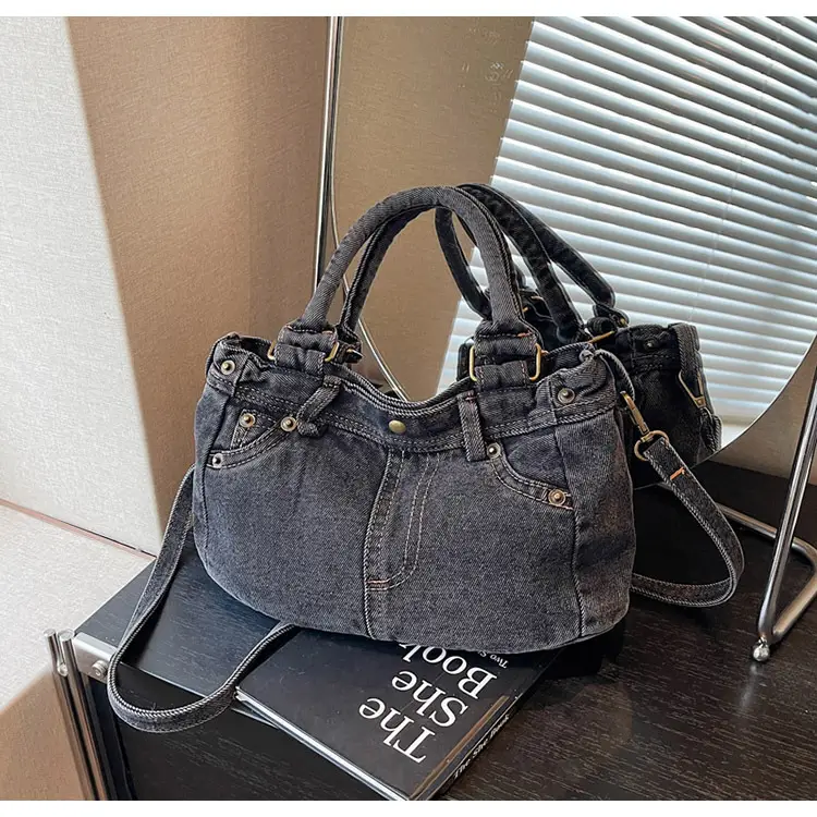 Denim Crossbody Bag Large Capacity 2026 — feature 10