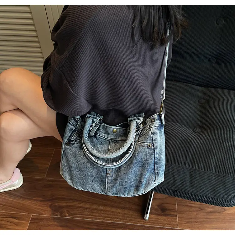 Denim Crossbody Bag Large Capacity 2026 — feature 15