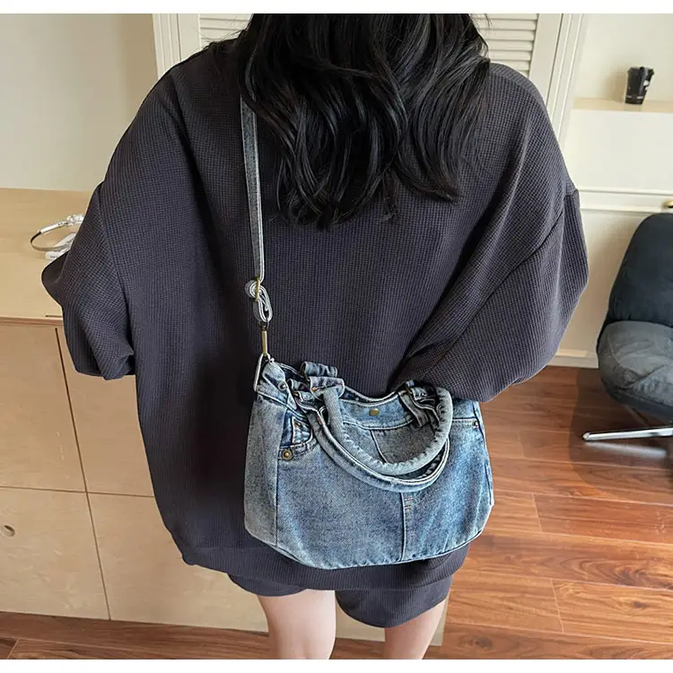 Denim Crossbody Bag Large Capacity 2026 — feature 16