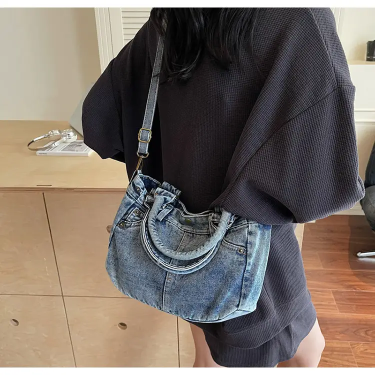 Denim Crossbody Bag Large Capacity 2026 — feature 17