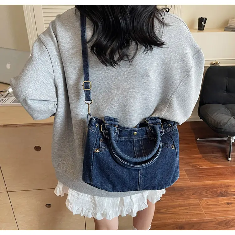 Denim Crossbody Bag Large Capacity 2026 — feature 20