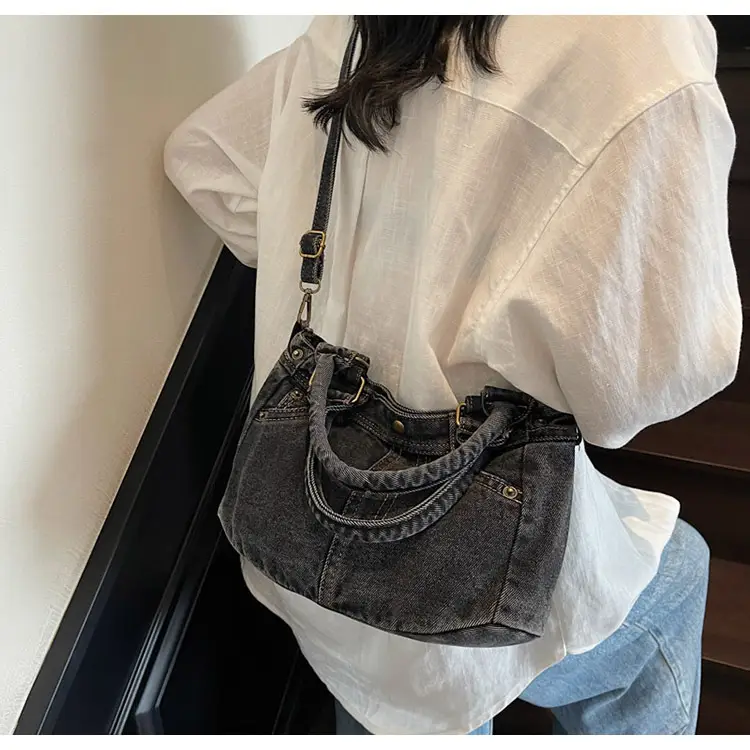 Denim Crossbody Bag Large Capacity 2026 — feature 24