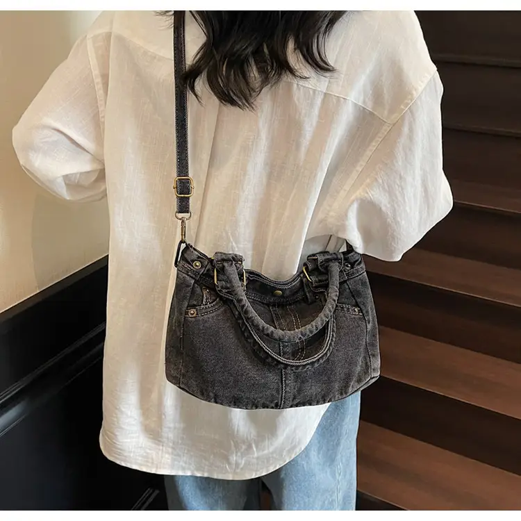 Denim Crossbody Bag Large Capacity 2026 — feature 25
