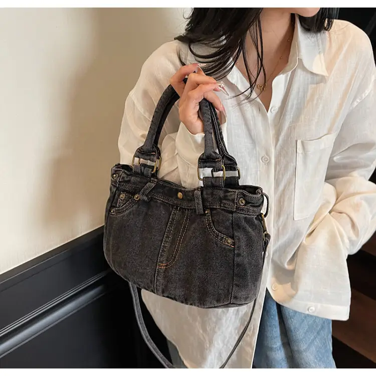 Denim Crossbody Bag Large Capacity 2026 — feature 26