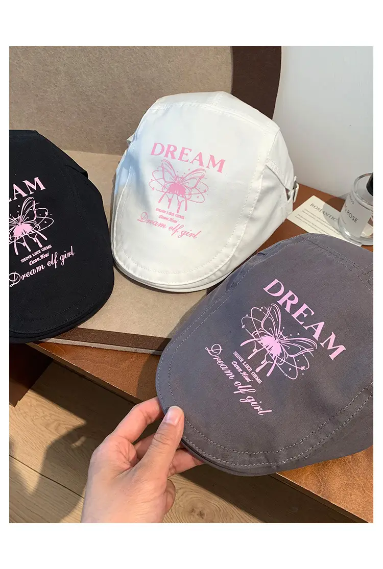 Women Dream All Girl Butterfly Cap Black — feature 7