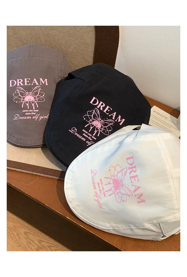 Women Dream All Girl Butterfly Cap Black — feature 9