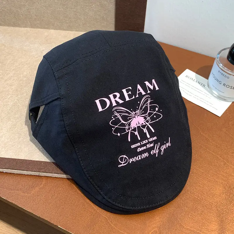Women Dream All Girl Butterfly Cap Black - Image 2
