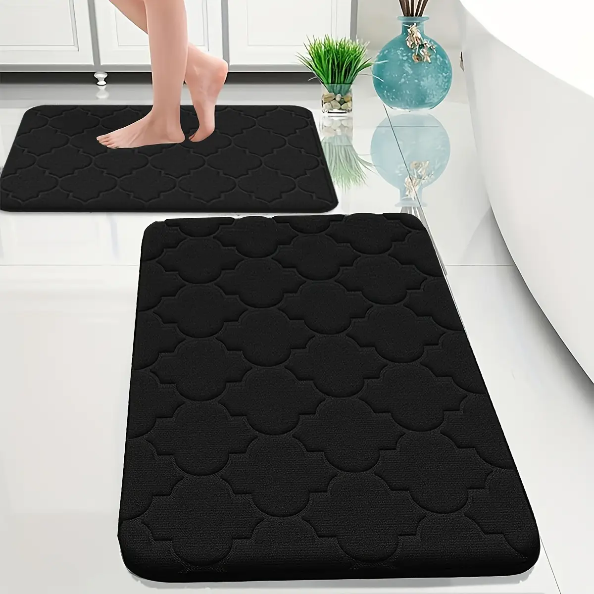 Anti Slip Floor Mats Dark Gray 50x80cm - Image 9