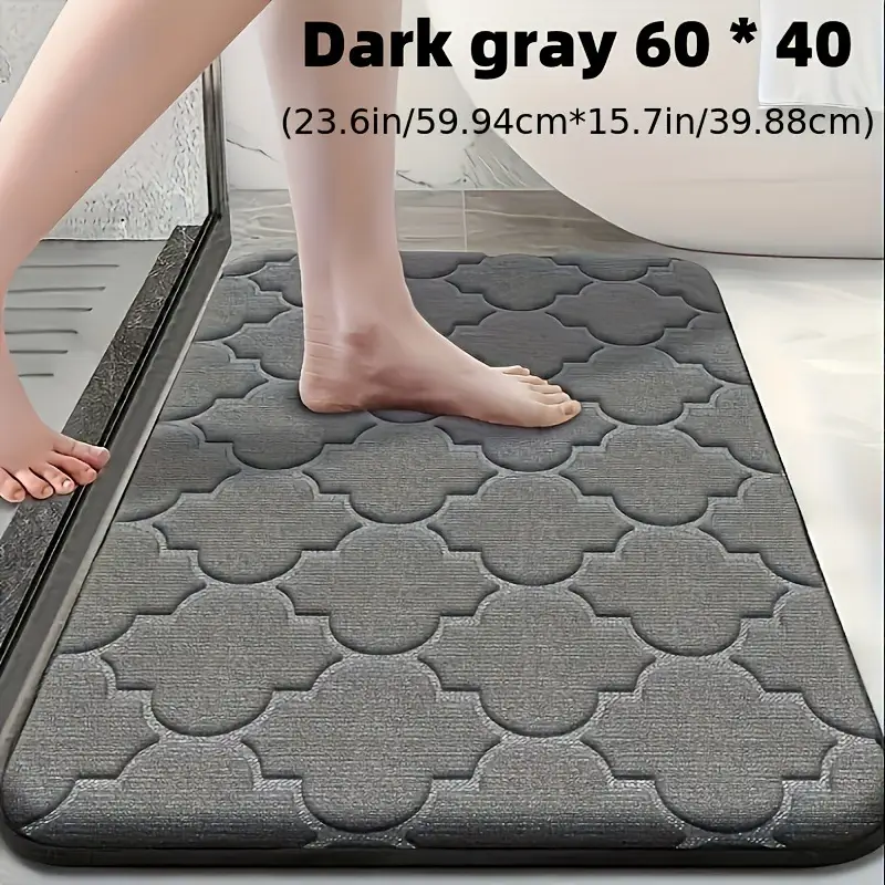 Anti Slip Floor Mats Dark Gray 50x80cm - Image 3
