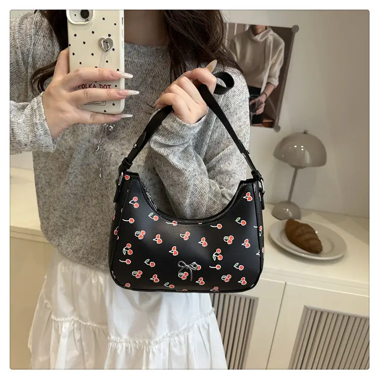 Sweet Cherry Print Crossbody Bag for Women — feature 15