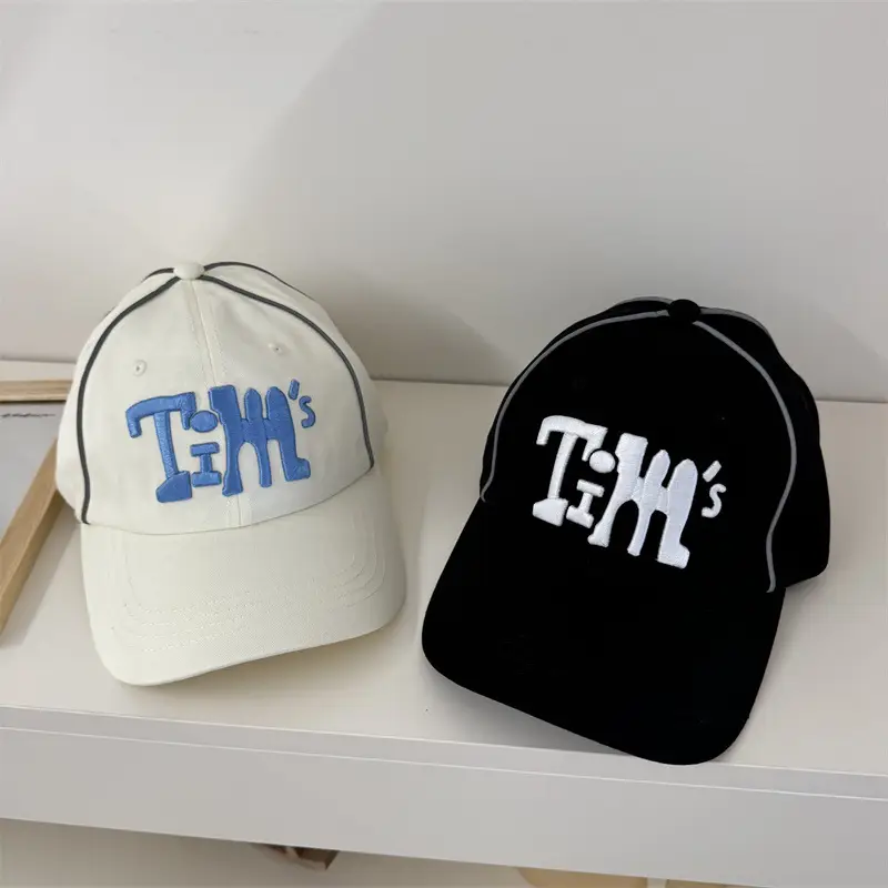 Trendy Blue Embroidered Women Cap New Spring Summer - Image 7