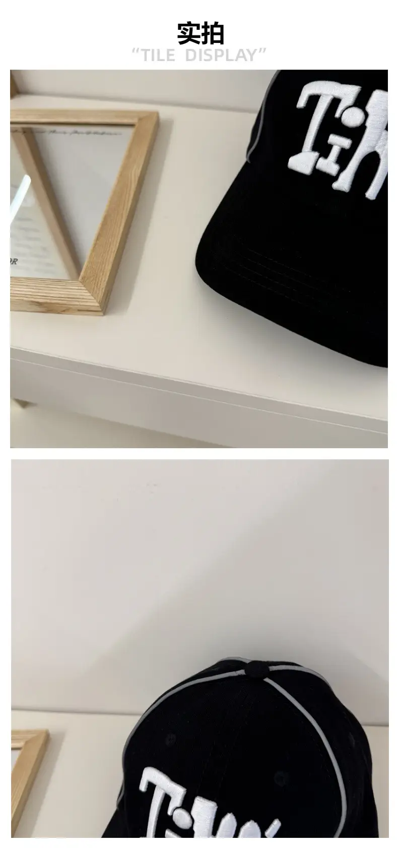 Trendy Blue Embroidered Women Cap New Spring Summer — feature 4