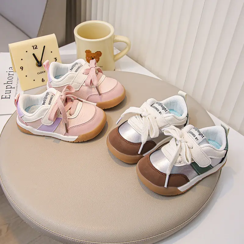 Baby Leather Toddler Shoes 0-1-3 Years Old Boys and Girls Casual Shoes Baby Spring Soft Sole Breathable Baby Shoes