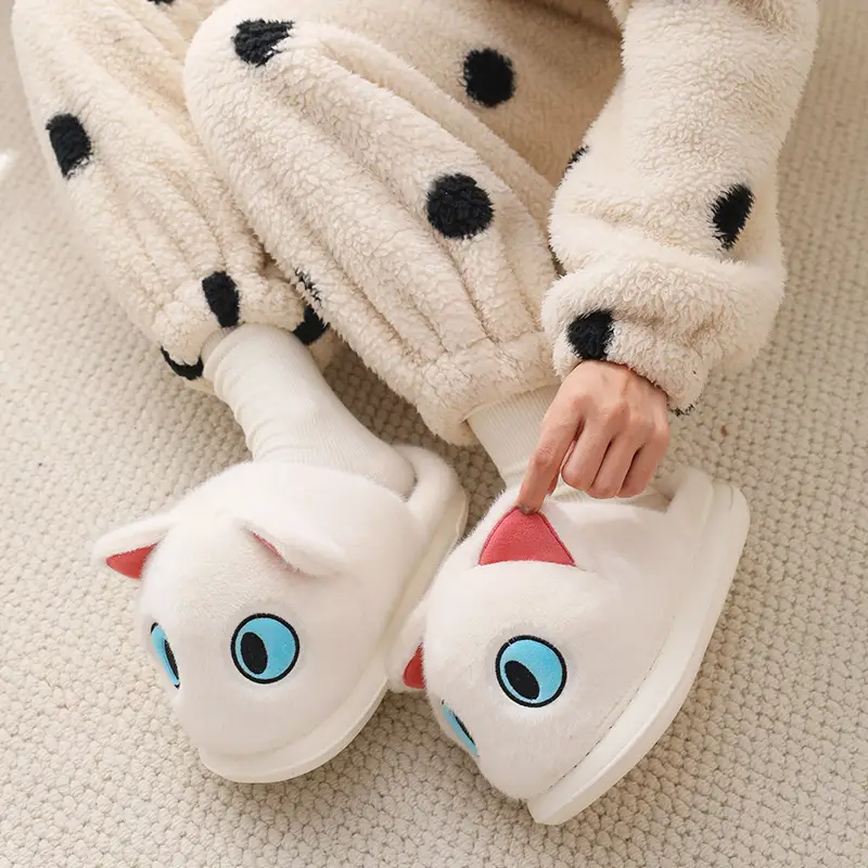 Cute Toothless Dragon Slippers for Couples Warm Cotton Indoor - Image 4
