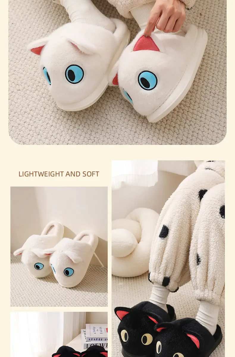 Cute Toothless Dragon Slippers for Couples Warm Cotton Indoor — feature 10