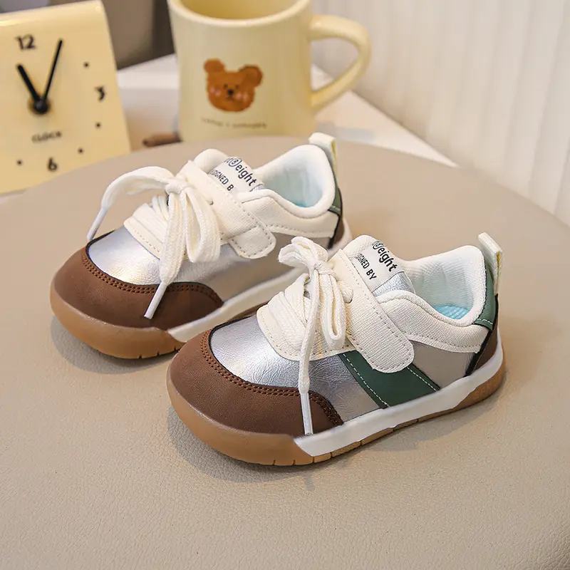 Baby Leather Toddler Shoes 0-1-3 Years Old Boys and Girls Casual Shoes Baby Spring Soft Sole Breathable Baby Shoes