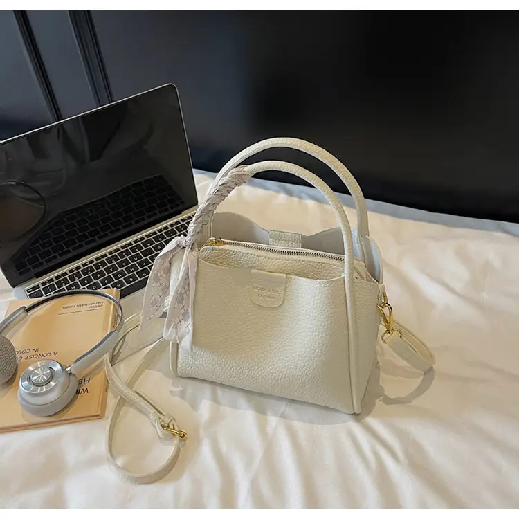 2025 Summer Bucket Bag for Women Brown Leather Commuting Shoulder Crossbody — feature 18