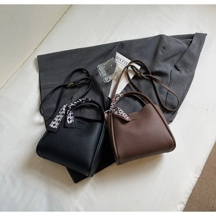 2025 Summer Bucket Bag for Women Brown Leather Commuting Shoulder Crossbody — feature 21