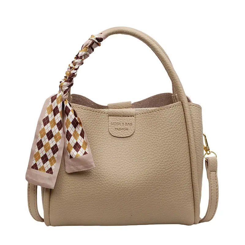 2025 Summer Bucket Bag for Women Brown Leather Commuting Shoulder Crossbody — feature 8
