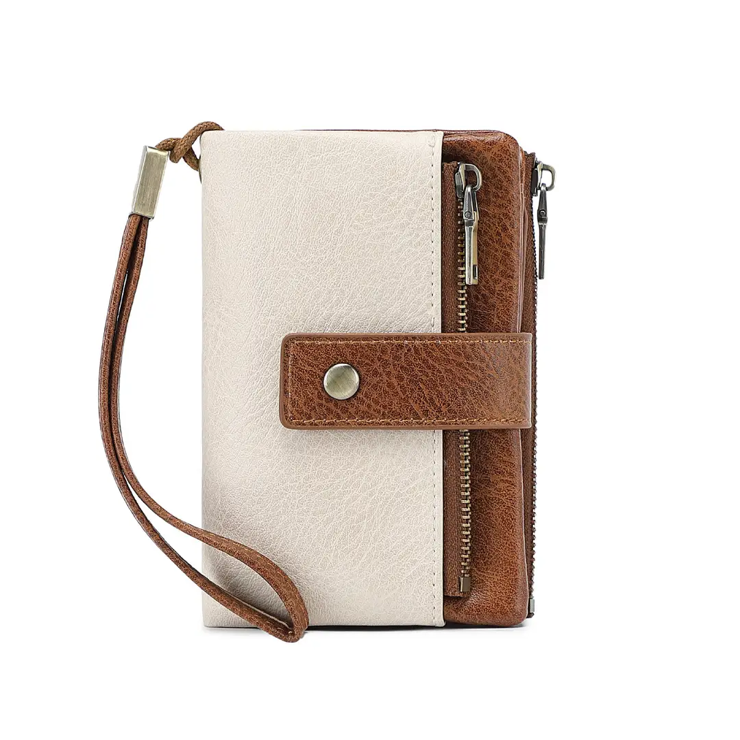 Cross-Border New Rfid Anti-Theft Women's Wallet Multi-Functional 70% off Short Wallet Retro Large-Capacity Coin Purse