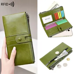 Cross-Border New Rfid Anti-Theft Women's Wallet Multi-Functional 70% off Short Wallet Retro Large-Capacity Coin Purse — feature 15