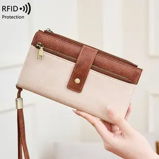 Cross-Border New Rfid Anti-Theft Women's Wallet Multi-Functional 70% off Short Wallet Retro Large-Capacity Coin Purse — feature 23