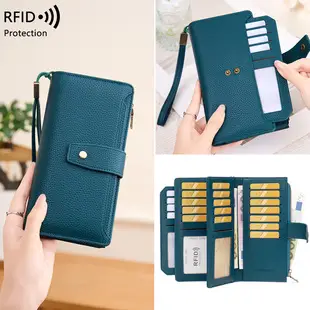 Cross-Border New Rfid Anti-Theft Women's Wallet Multi-Functional 70% off Short Wallet Retro Large-Capacity Coin Purse — feature 29