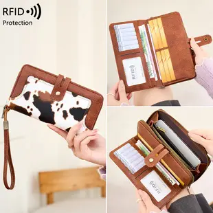 Cross-Border New Rfid Anti-Theft Women's Wallet Multi-Functional 70% off Short Wallet Retro Large-Capacity Coin Purse — feature 31