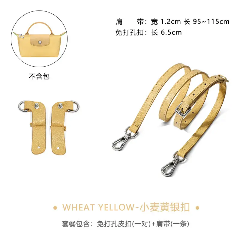Ma Huangshi Brown Leather Mini Bag with Strap & Buckle Modification - Image 8