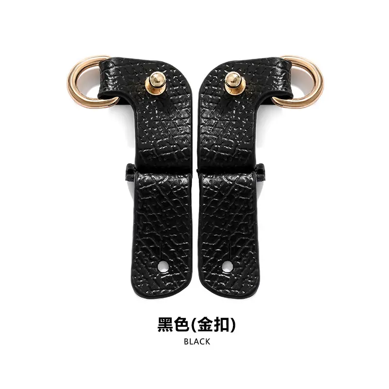Ma Huangshi Brown Leather Mini Bag with Strap & Buckle Modification - Image 36