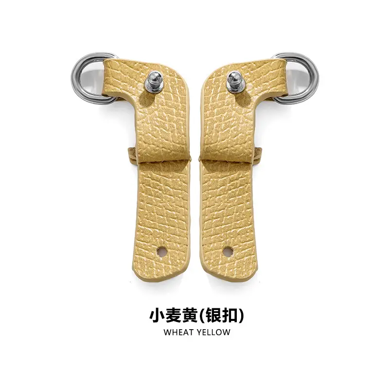 Ma Huangshi Brown Leather Mini Bag with Strap & Buckle Modification - Image 45