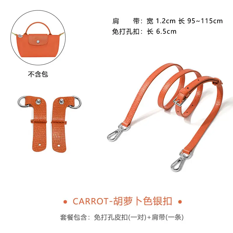 Ma Huangshi Brown Leather Mini Bag with Strap & Buckle Modification - Image 3