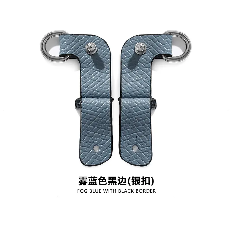 Ma Huangshi Brown Leather Mini Bag with Strap & Buckle Modification - Image 48