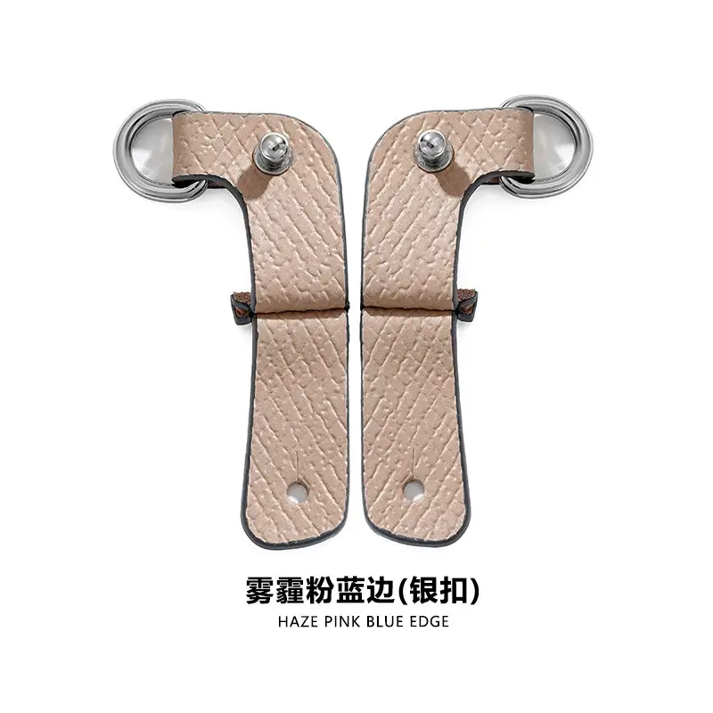 Ma Huangshi Brown Leather Mini Bag with Strap & Buckle Modification - Image 49