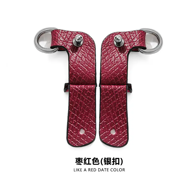 Ma Huangshi Brown Leather Mini Bag with Strap & Buckle Modification - Image 51