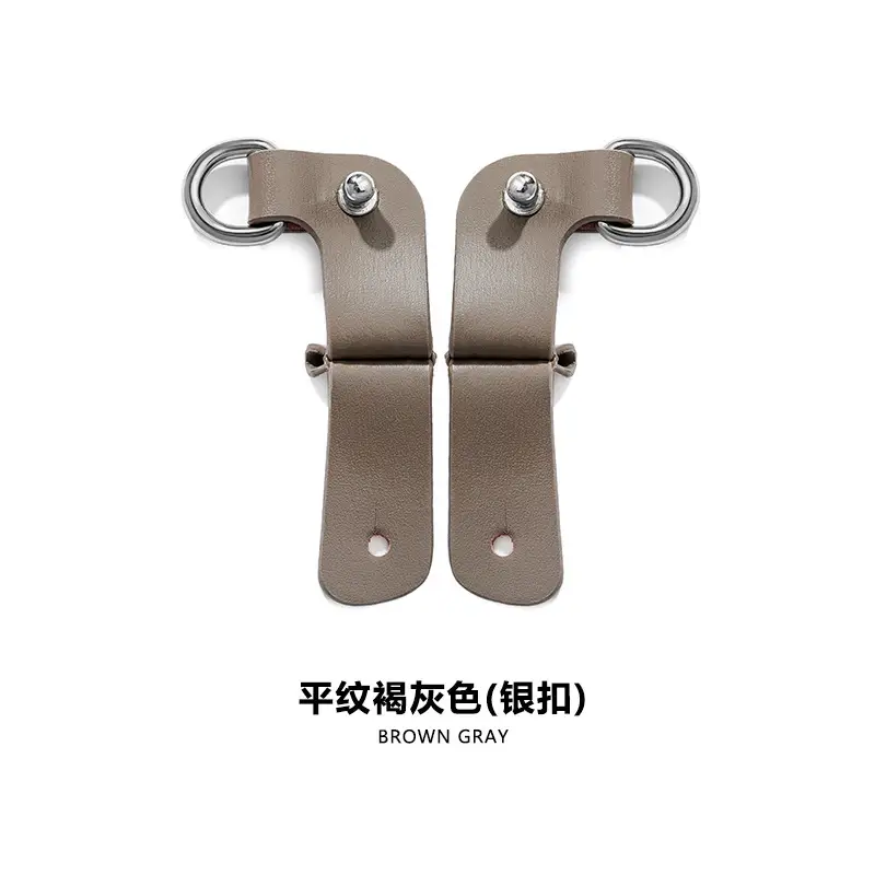 Ma Huangshi Brown Leather Mini Bag with Strap & Buckle Modification - Image 59