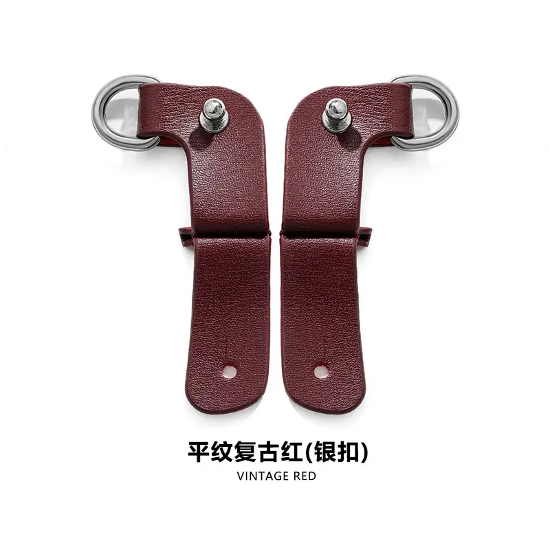 Ma Huangshi Brown Leather Mini Bag with Strap & Buckle Modification - Image 60