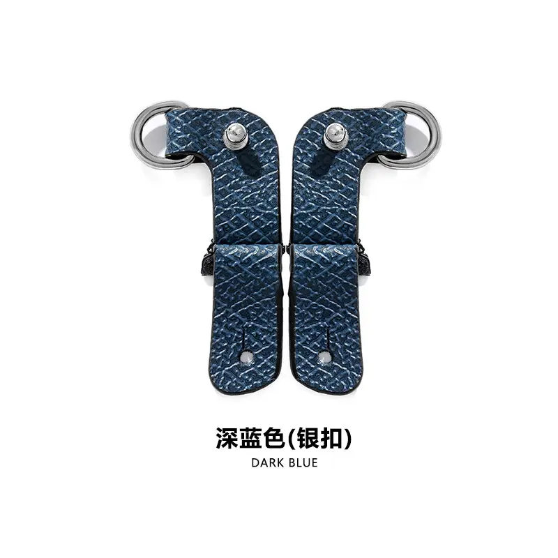 Ma Huangshi Brown Leather Mini Bag with Strap & Buckle Modification - Image 61