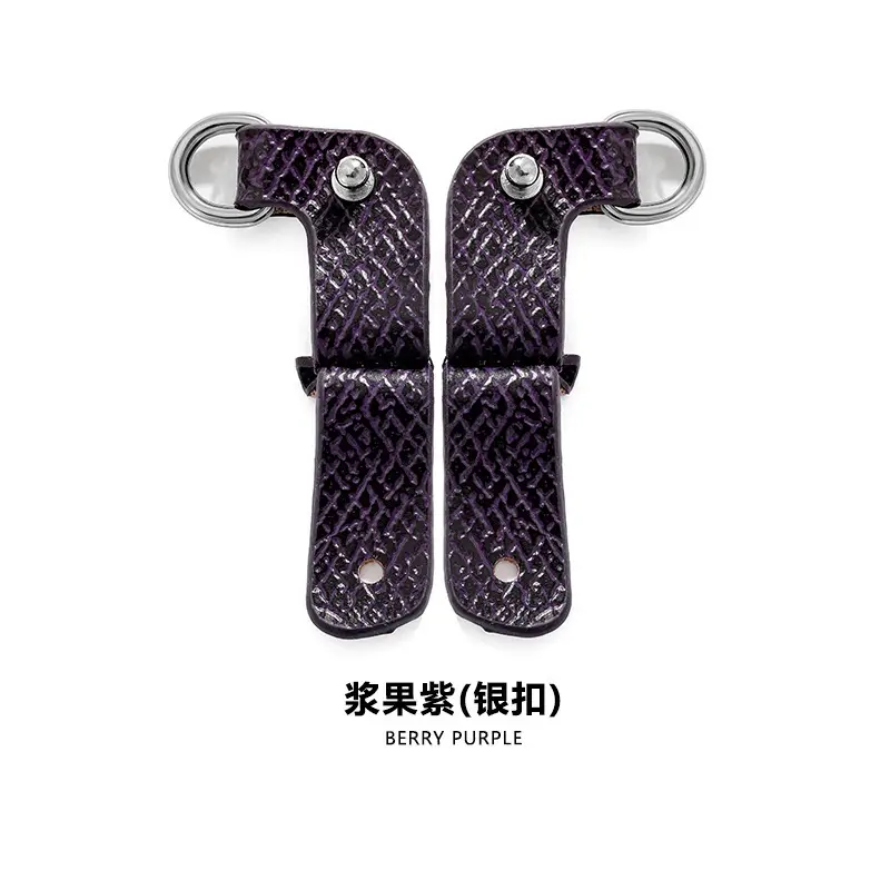 Ma Huangshi Brown Leather Mini Bag with Strap & Buckle Modification - Image 62