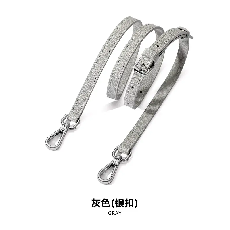 Ma Huangshi Brown Leather Mini Bag with Strap & Buckle Modification - Image 71