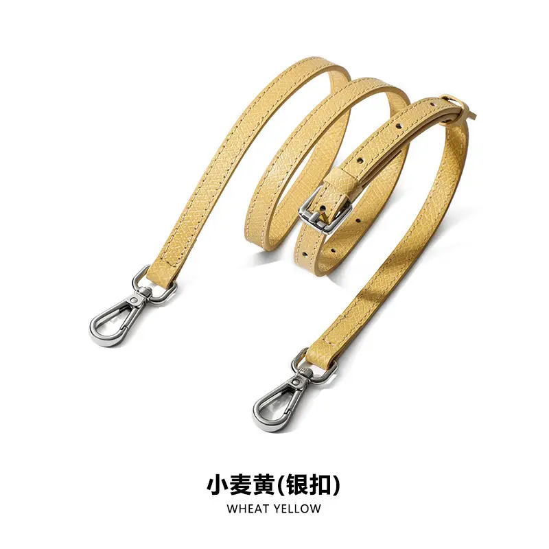 Ma Huangshi Brown Leather Mini Bag with Strap & Buckle Modification - Image 91