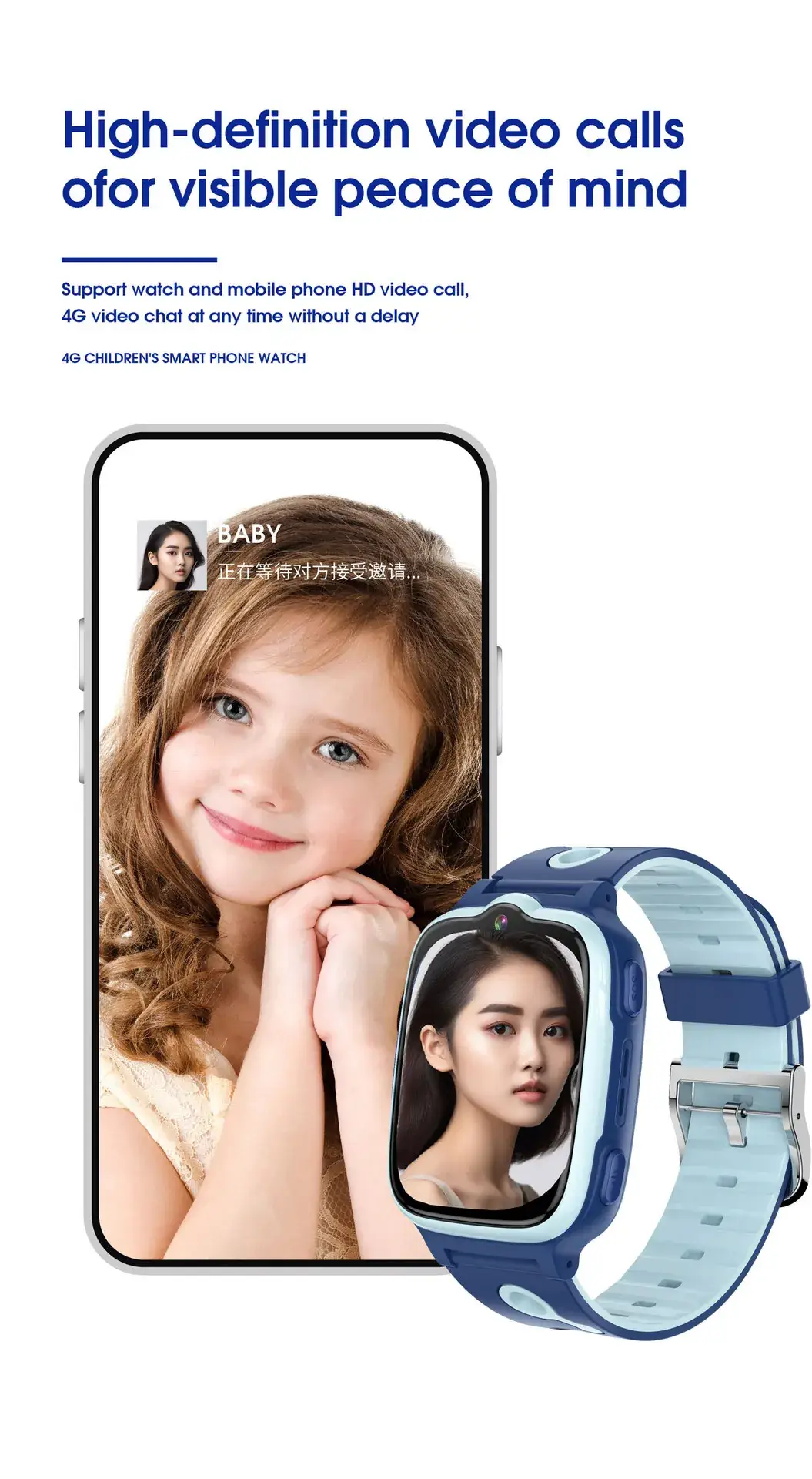 Pink Smart Watch for Kids with Network & Micro Chat Features — feature 9