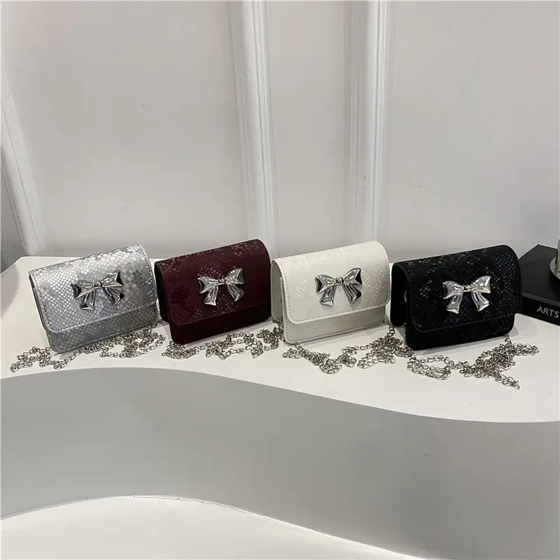 White Bow Crossbody Bag for Women 2025 - Image 8