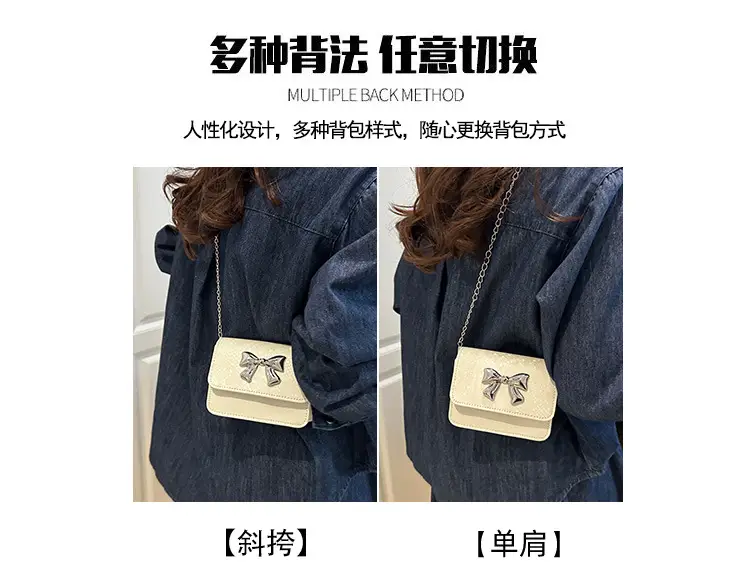 White Bow Crossbody Bag for Women 2025 — feature 11