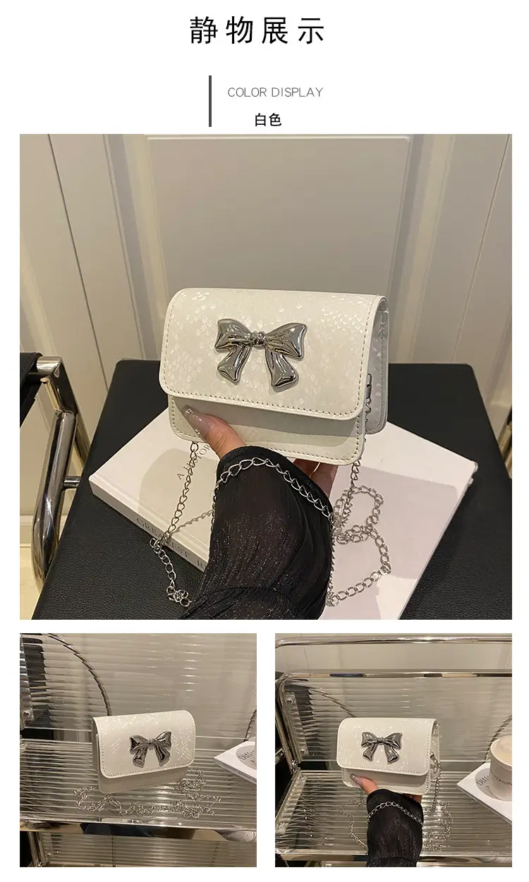 White Bow Crossbody Bag for Women 2025 — feature 12