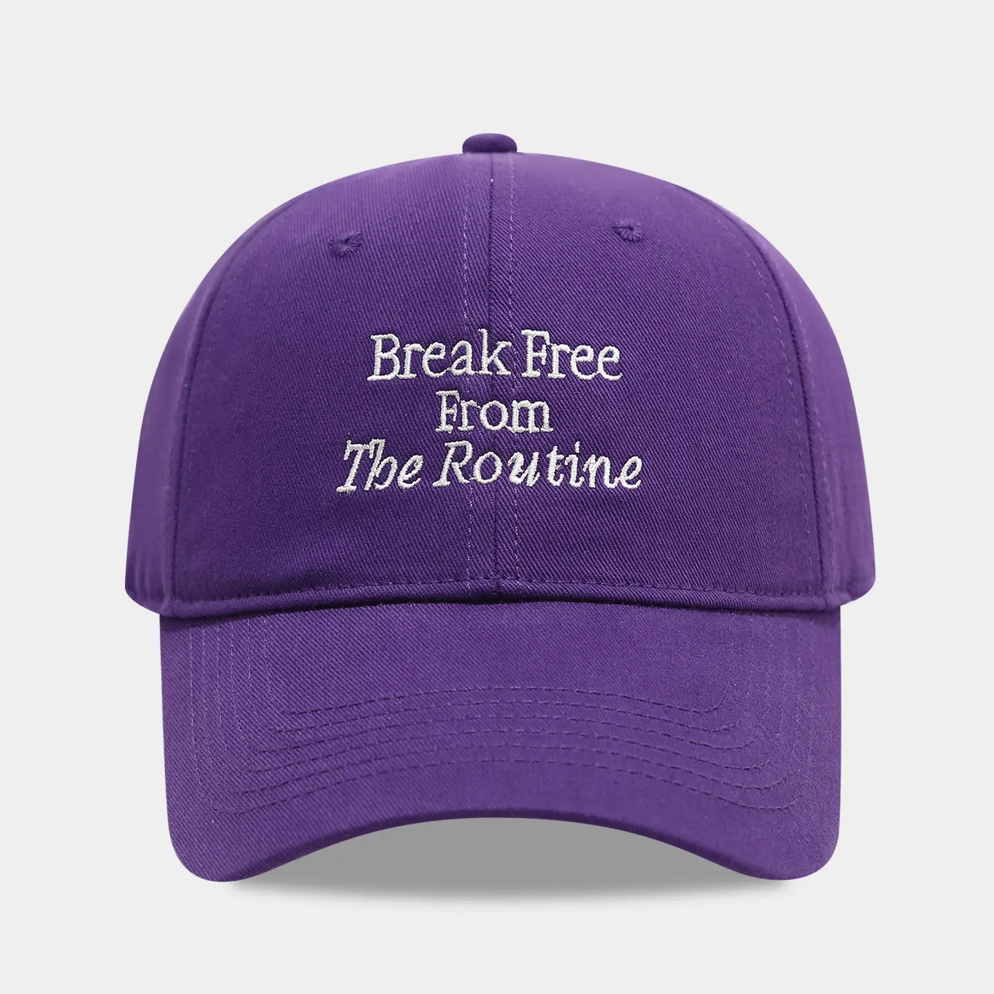 Break Free Cotton Baseball Cap for Women Red Blue - Image 7