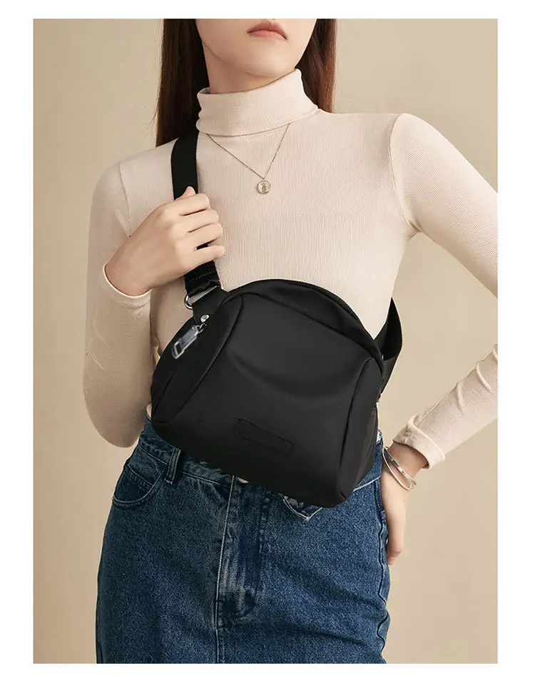 Black Nylon Crossbody Bag for Women 2025 — feature 3