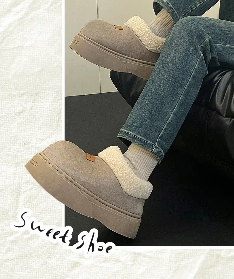 Women Winter Warm Cotton Slippers with Heel Cover — feature 11