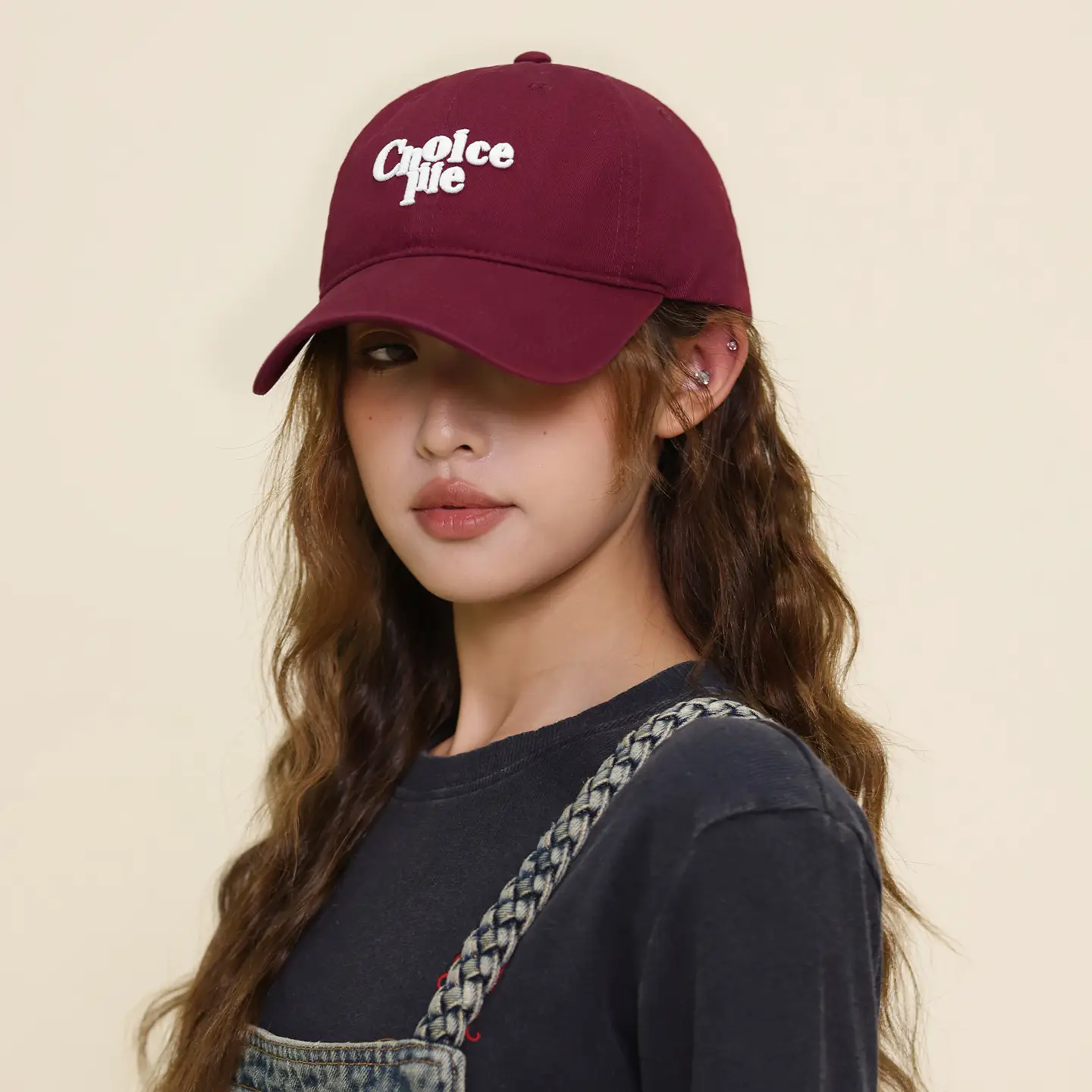 Women Korean Style Peaked Cap Sun Visor Hat