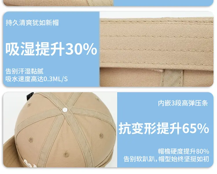Women Korean Style Peaked Cap Sun Visor Hat — feature 7